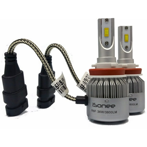 AUTOVIZION LED HID Headlight Conversion kit H11 6000K for 2015-2016 GMC Canyon AUTOVIZION LED HID Headlight Conversion kit H11 6000K for 2015-2016 GMC Canyon